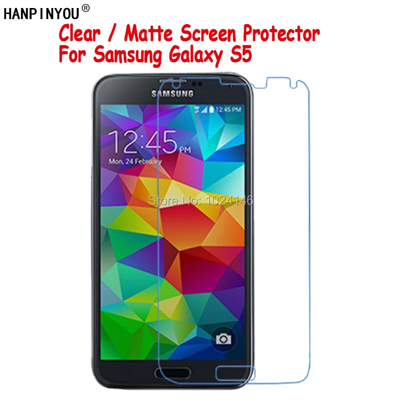 New HD Clear / Anti-Glare Matte Screen Protector For Samsung Galaxy S5 i9600 Protective Film Guard With Cleaning Cloth
New HD Clear / Anti-Glare Matte Screen Protector For Samsung Galaxy S5 i9600 Protective Film Guard With Cleaning Cloth