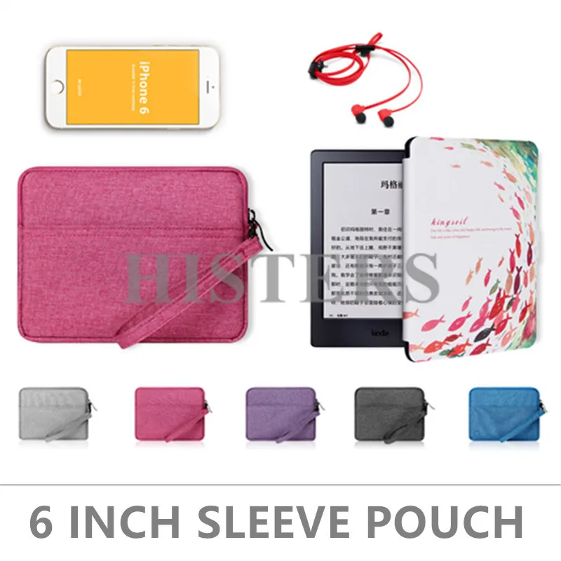 Zippered Sleeve Pouch Shockproof Case For 6 inch eBook Kobo Glo HD Protective Cover eReader Bag with Wrist Band
Zippered Sleeve Pouch Shockproof Case For 6 inch eBook Kobo Glo HD Protective Cover eReader Bag with Wrist Band