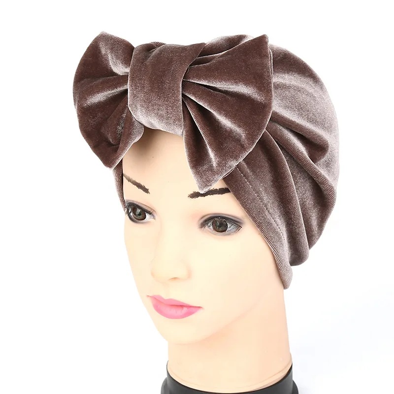 Velvet Muslim Turban Hats Indian Caps Bow tie hat Womens Muslim underscarf Bonnet Cap
Velvet Muslim Turban Hats Indian Caps Bow tie hat Womens Muslim underscarf Bonnet Cap