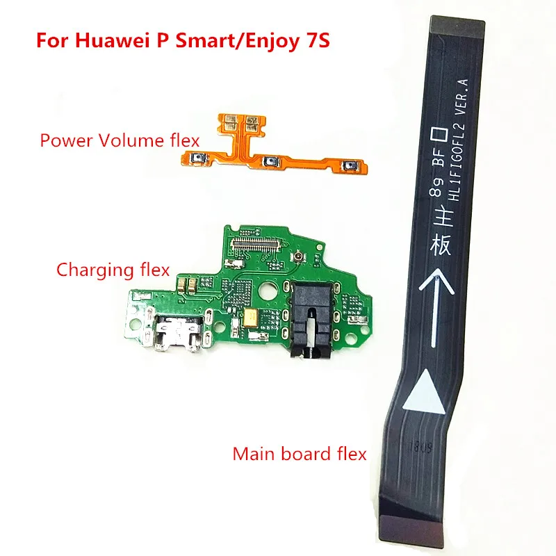 Power Volume Main board Motherboard Connector USB Charging Port Dock Charger Board Flex Cable For Huawei P Smart /Enjoy 7S
Power Volume Main board Motherboard Connector USB Charging Port Dock Charger Board Flex Cable For Huawei P Smart /Enjoy 7S