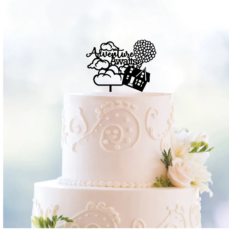 Adventure Awaits Wedding Cake Topper. personality engagement cake decoration so beautiful craft fashion craft popular cake prop
Adventure Awaits Wedding Cake Topper. personality engagement cake decoration so beautiful craft fashion craft popular cake prop