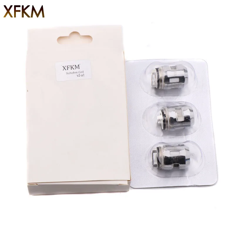 XFKM 3pcs Baby V2 A1 A2 0.17ohm 0.2ohm Single Replacement Coil Head Cores for TFV8 Baby v2 Sub ohm Tank
XFKM 3pcs Baby V2 A1 A2 0.17ohm 0.2ohm Single Replacement Coil Head Cores for TFV8 Baby v2 Sub ohm Tank