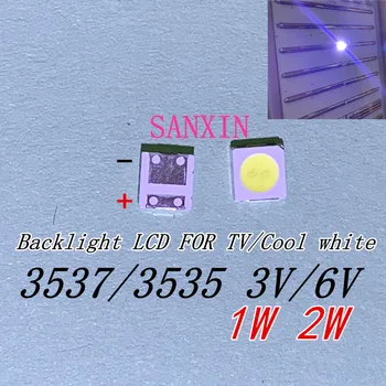 Original For LG LED LUMENS UNI SEOUL LED 2W 6V / 1W 3V 3535 Cool cold white LCD Backlight for TV/500PCS
Original For LG LED LUMENS UNI SEOUL LED 2W 6V / 1W 3V 3535 Cool cold white LCD Backlight for TV/500PCS