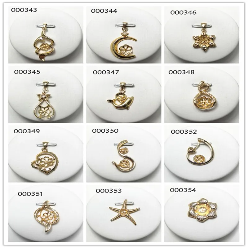 Gold Plated Material Pendant Mountings Findings, Pendant Settings Jewelry Parts Fittings for Akoya Edison Pearls Corals, Jade
Gold Plated Material Pendant Mountings Findings, Pendant Settings Jewelry Parts Fittings for Akoya Edison Pearls Corals, Jade