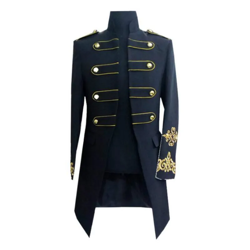 Men's long section Slim ceremonial court suit 2019 new night bar male singer costume
Men's long section Slim ceremonial court suit 2019 new night bar male singer costume