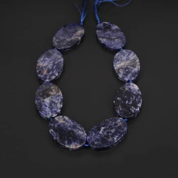 Full 8PCS Strand,Natural Blue Sodalite Slab Oval Beads Charm,Midlle Drilled,Polished Large Thick Stone Sliced Beads for Necklace
Full 8PCS Strand,Natural Blue Sodalite Slab Oval Beads Charm,Midlle Drilled,Polished Large Thick Stone Sliced Beads for Necklace