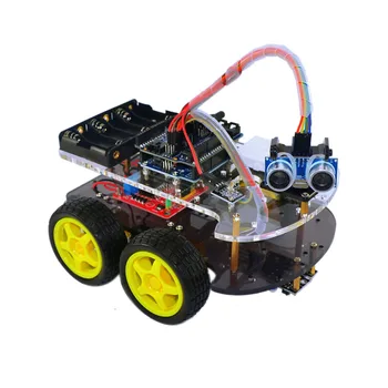 Robot Arduino Smart Remote Control Car Kit Include UNO R3 Ultrasonic Sensor Bluetooth Module For With Tutorial Stem Toys For Kid
Robot Arduino Smart Remote Control Car Kit Include UNO R3 Ultrasonic Sensor Bluetooth Module For With Tutorial Stem Toys For Kid