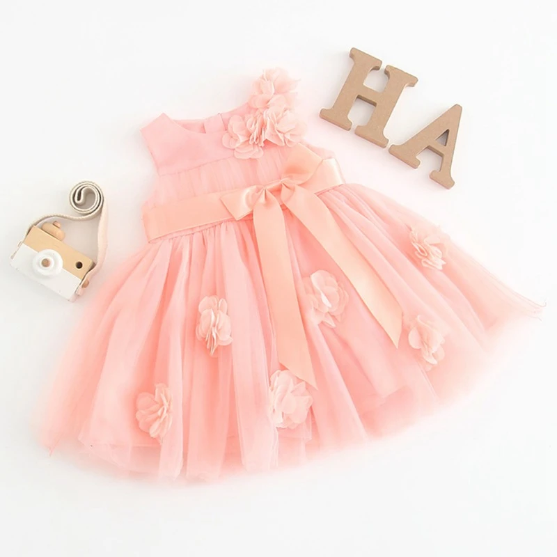 Summer Casual Baby Girls Sleeveless 3D Floral Design Dress Kids Toddler Princess Pageant Sundress
Summer Casual Baby Girls Sleeveless 3D Floral Design Dress Kids Toddler Princess Pageant Sundress