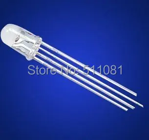 50PCS/LOT 5mm RGB Ultra Bright led Common Cathode 3.1-3.3V red, green, blue three color four feet seven lights
50PCS/LOT 5mm RGB Ultra Bright led Common Cathode 3.1-3.3V red, green, blue three color four feet seven lights