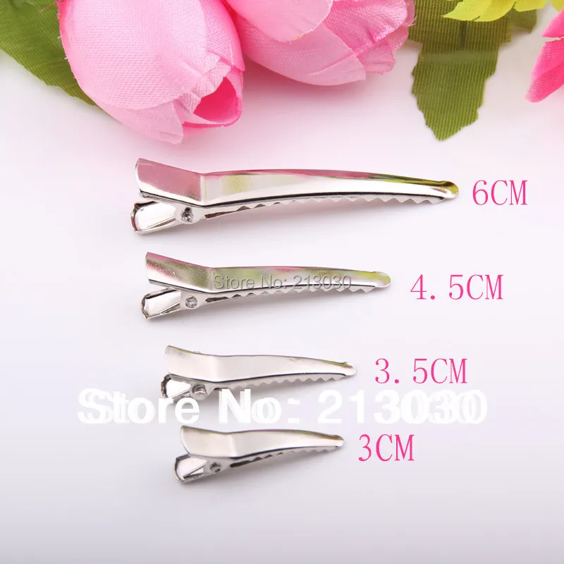 100pcs/Lots Findings Iron Hair Accessories 3cm-6CM Duck Tsui Clip Barrette Silver color crocodile clip alligator clip
100pcs/Lots Findings Iron Hair Accessories 3cm-6CM Duck Tsui Clip Barrette Silver color crocodile clip alligator clip