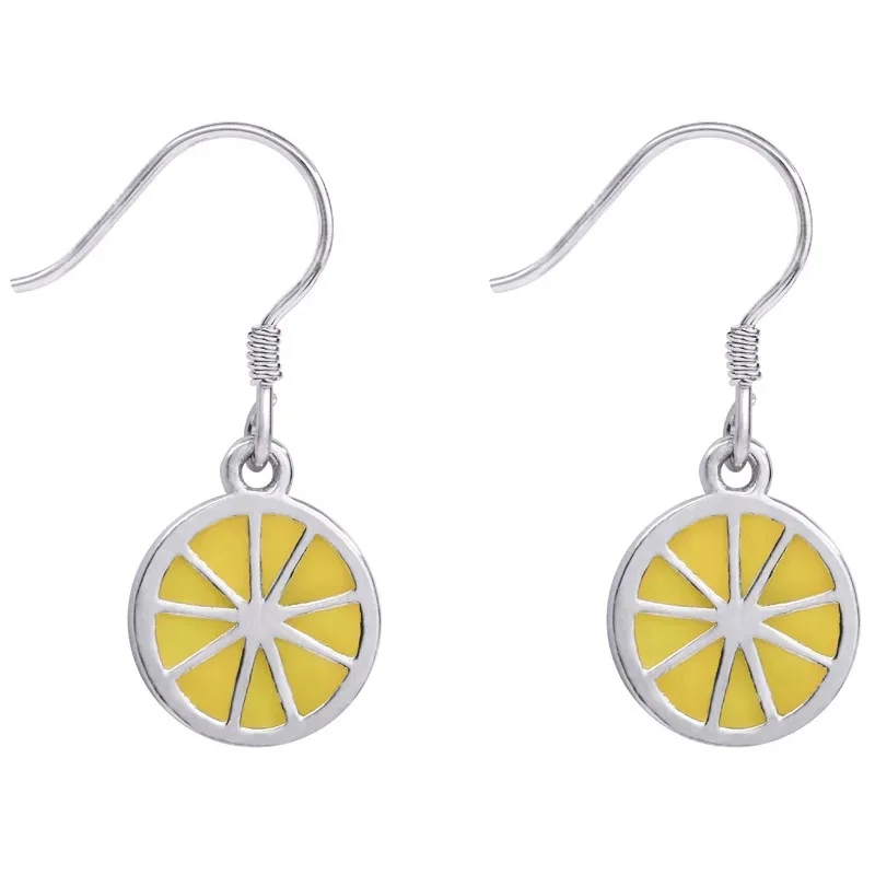 2018 new fruit jewelry, fashion earrings female S925 sterling silver, sweet personality, small fresh earrings lemon ear hook
2018 new fruit jewelry, fashion earrings female S925 sterling silver, sweet personality, small fresh earrings lemon ear hook