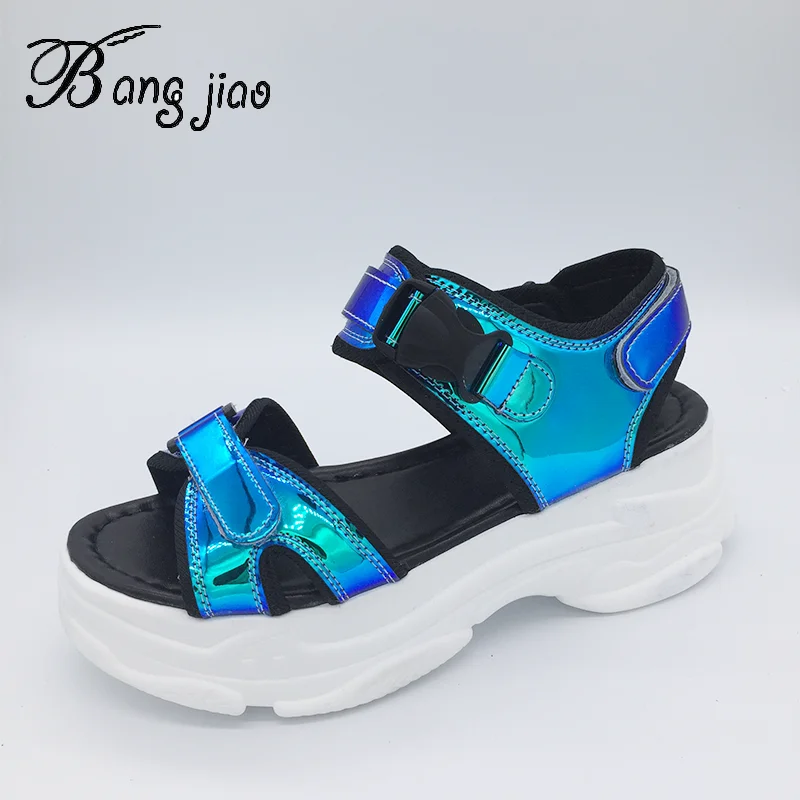 Summer Patent Leather Comfortable Women Shoes Women Casual Med Heels Platform Sport Sandals Women Shoes sandalias mujer 2019
Summer Patent Leather Comfortable Women Shoes Women Casual Med Heels Platform Sport Sandals Women Shoes sandalias mujer 2019