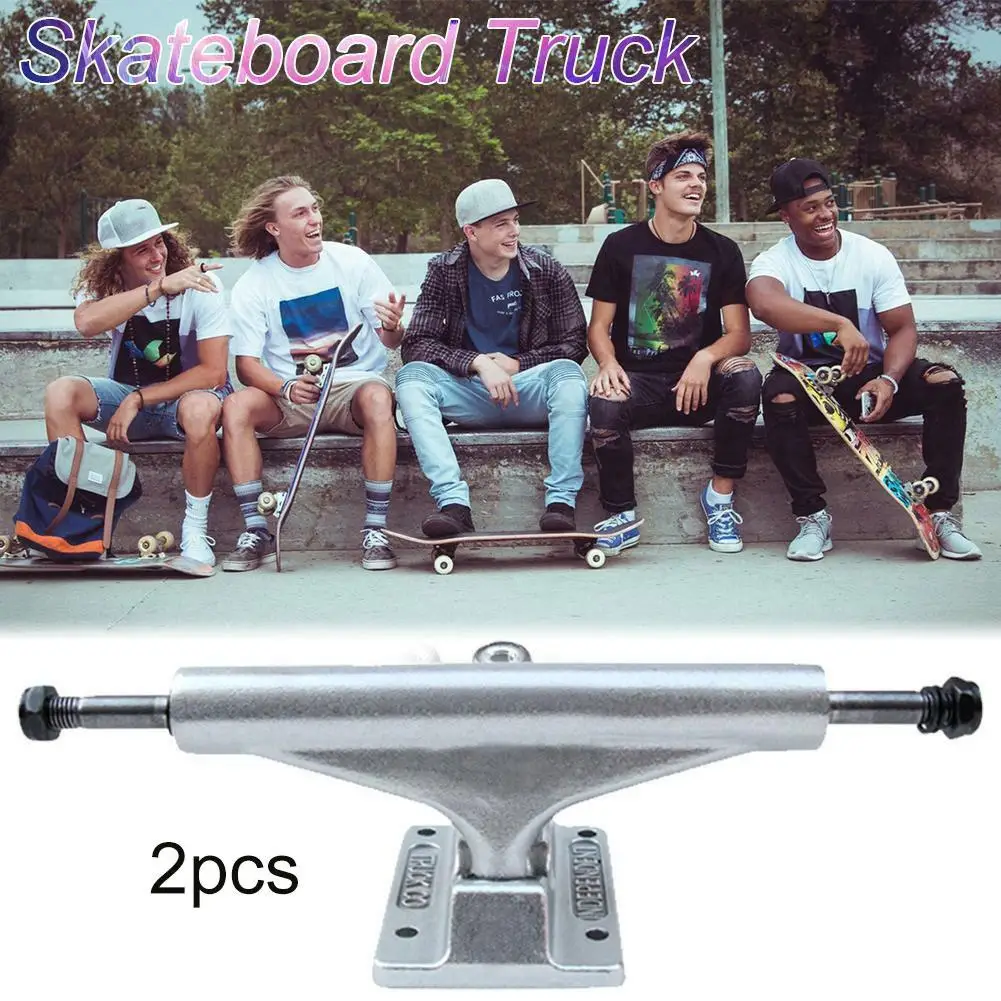 NEW 2Pcs 5.5 Inch Aluminum Magnesium Alloy Adult Skateboard Truck Bracket Parts
NEW 2Pcs 5.5 Inch Aluminum Magnesium Alloy Adult Skateboard Truck Bracket Parts