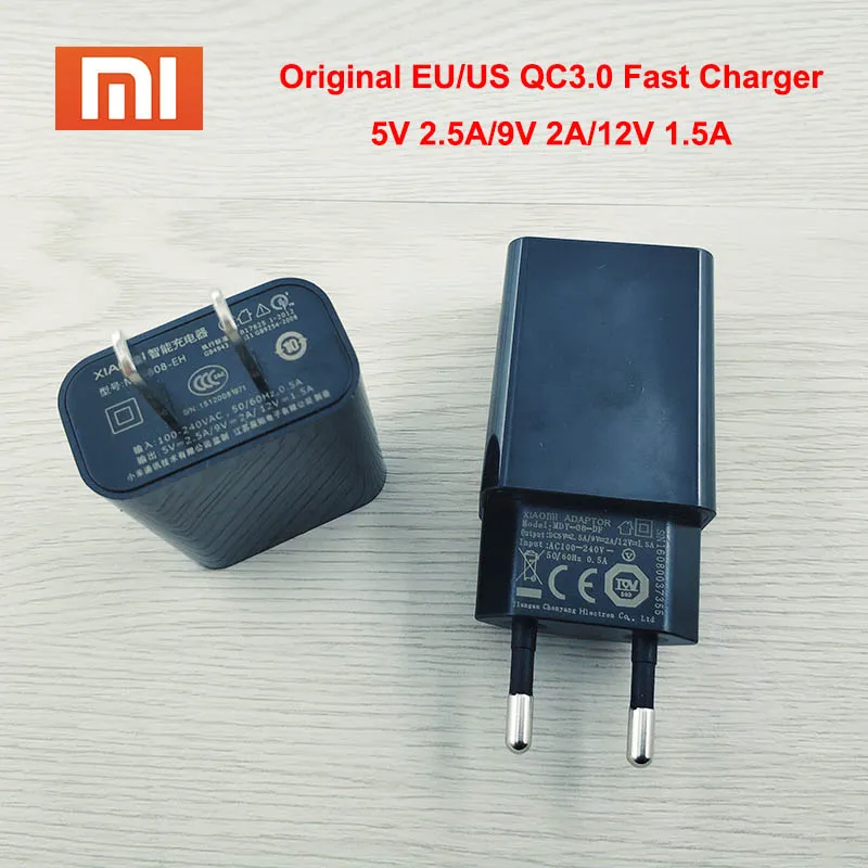 Original Xiaomi Redmi Note 7 Pro Fast Charger 12V1.5A EU US Adapter Quick Charge For redmi k20 pro mi 9 8 se 6 A1 A2 CC9 CC9e F1
Original Xiaomi Redmi Note 7 Pro Fast Charger 12V1.5A EU US Adapter Quick Charge For redmi k20 pro mi 9 8 se 6 A1 A2 CC9 CC9e F1