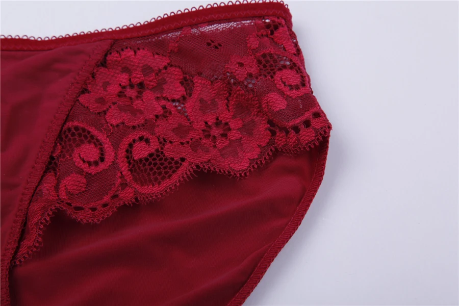 Plus Size Bra Set 3D Air Mesh Breath Underwear Full Cup Minimizer Women Lingerie Lace Intimates Ladies Bra and Panty Set Quality 38