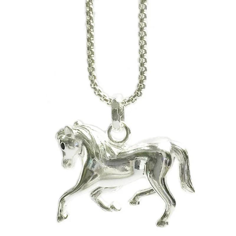 Big 3D Galloping Horse Pendant Necklace with 925 Sterling Silver Sweater Long Chain Necklace hot Fashion Thomas sabor Jewelry
Big 3D Galloping Horse Pendant Necklace with 925 Sterling Silver Sweater Long Chain Necklace hot Fashion Thomas sabor Jewelry