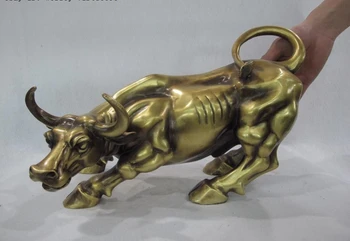 10 Chinese Folk Brass Copper Feng Shui Lucky Wealth Money Cow OX Bull Art Statue
10 Chinese Folk Brass Copper Feng Shui Lucky Wealth Money Cow OX Bull Art Statue