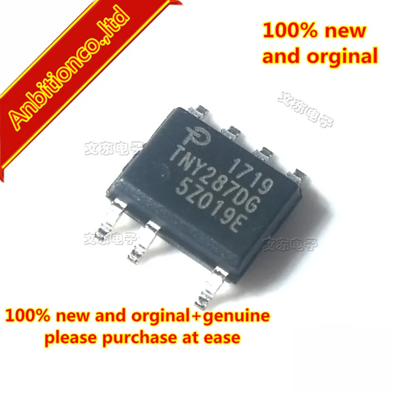 

10pcs 100% new and orginal TNY287DG-TL SOP-7 Energy-Efficient, Off-Line Switcher With Line Compensated Overload Power in stock