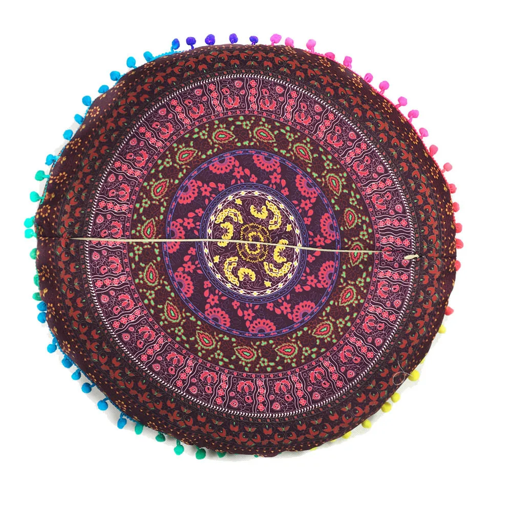 Large 80x80cm Indian Mandala Floor Pillows Round Bohemian Cushion Pillow Cover Case Polyester Cojines Decorativos Para
Large 80x80cm Indian Mandala Floor Pillows Round Bohemian Cushion Pillow Cover Case Polyester Cojines Decorativos Para
