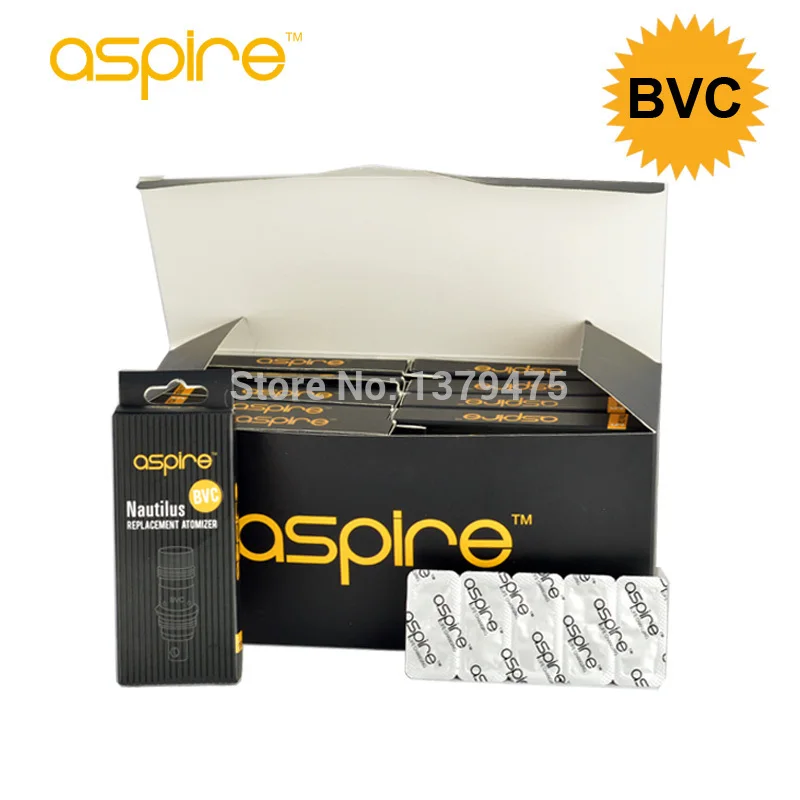 75Pcs/Lot Aspire Nautilus BVC Coil Vape Head Replacement Bottom Vertical Atomizer Core for Nautilus(Mini) Tank and Zelos Kit
75Pcs/Lot Aspire Nautilus BVC Coil Vape Head Replacement Bottom Vertical Atomizer Core for Nautilus(Mini) Tank and Zelos Kit