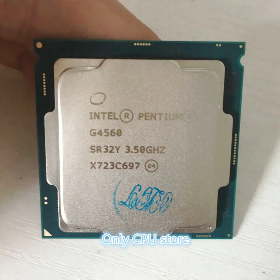 NEW Intel Pentium G4560 3.5GHz 3M Cache Dual-Core CPU 54W SR32Y LGA1151 TRAY
