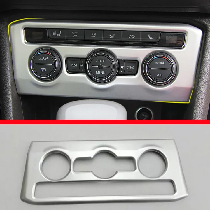ABS Pearl Chrome Air-condition Switch Around Cover Trim For Volkswagen VW TIGUAN L 2017 2018
ABS Pearl Chrome Air-condition Switch Around Cover Trim For Volkswagen VW TIGUAN L 2017 2018