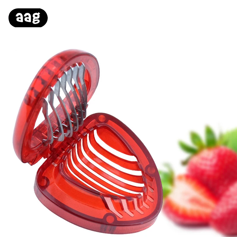 AAG 1 Pcs Strawberry Slicer Fruit Carving Tool Portable Stainless Steel Blade Salad Cutter Mini Craft Fruit Gadget Kitchen Tools
AAG 1 Pcs Strawberry Slicer Fruit Carving Tool Portable Stainless Steel Blade Salad Cutter Mini Craft Fruit Gadget Kitchen Tools