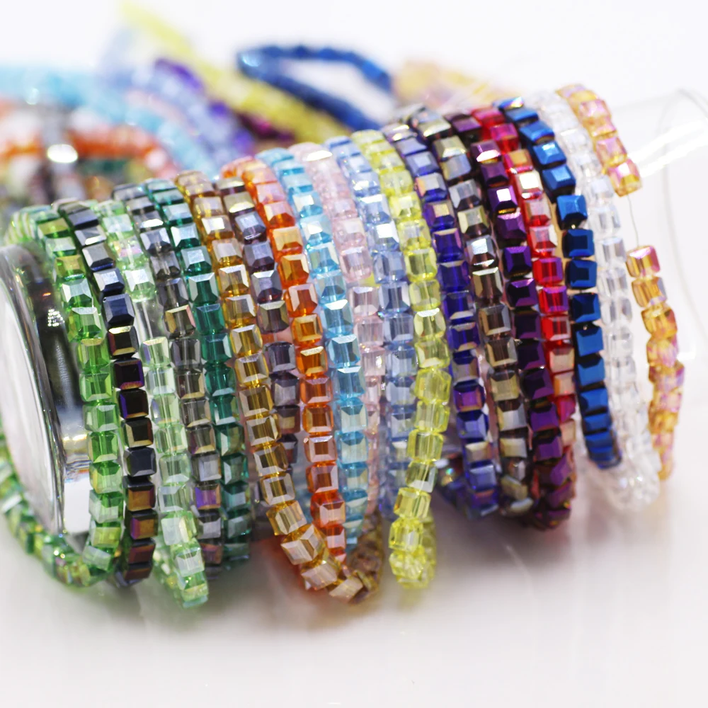 ZHUBI 95PCS/LOT AB Square Crystal Glass Faceted Beads 6MM Charms Jewelry Making Material DIY Crafts Pearl Beads for Decoration
ZHUBI 95PCS/LOT AB Square Crystal Glass Faceted Beads 6MM Charms Jewelry Making Material DIY Crafts Pearl Beads for Decoration