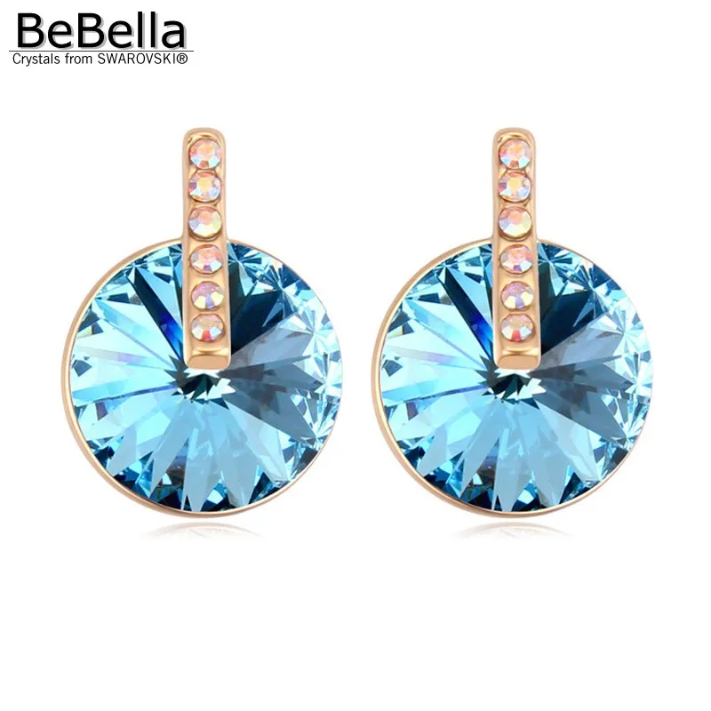BeBella trendy round stud earrings with Crystals from Swarovski original fashion jewelry for women girls Christmas gift 2018
BeBella trendy round stud earrings with Crystals from Swarovski original fashion jewelry for women girls Christmas gift 2018