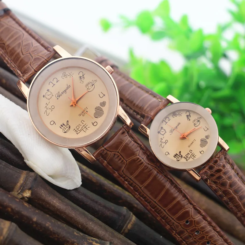 Free shipping! Promotional price!PVC leather band,gold plating round case,quartz movement,Gerryda lover couple fashion watches
Free shipping! Promotional price!PVC leather band,gold plating round case,quartz movement,Gerryda lover couple fashion watches