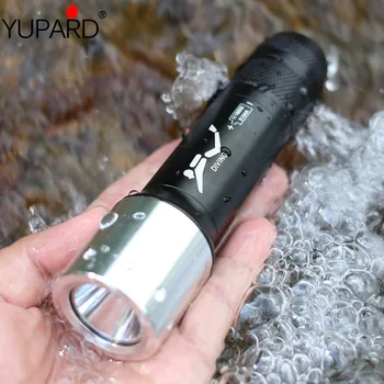 YUPARD Diving lamp lantern 60m diver Flashlight XM-L2 T6 LED Torch 18650/AAA Waterproof White yellow Light Led underwater Torch
YUPARD Diving lamp lantern 60m diver Flashlight XM-L2 T6 LED Torch 18650/AAA Waterproof White yellow Light Led underwater Torch