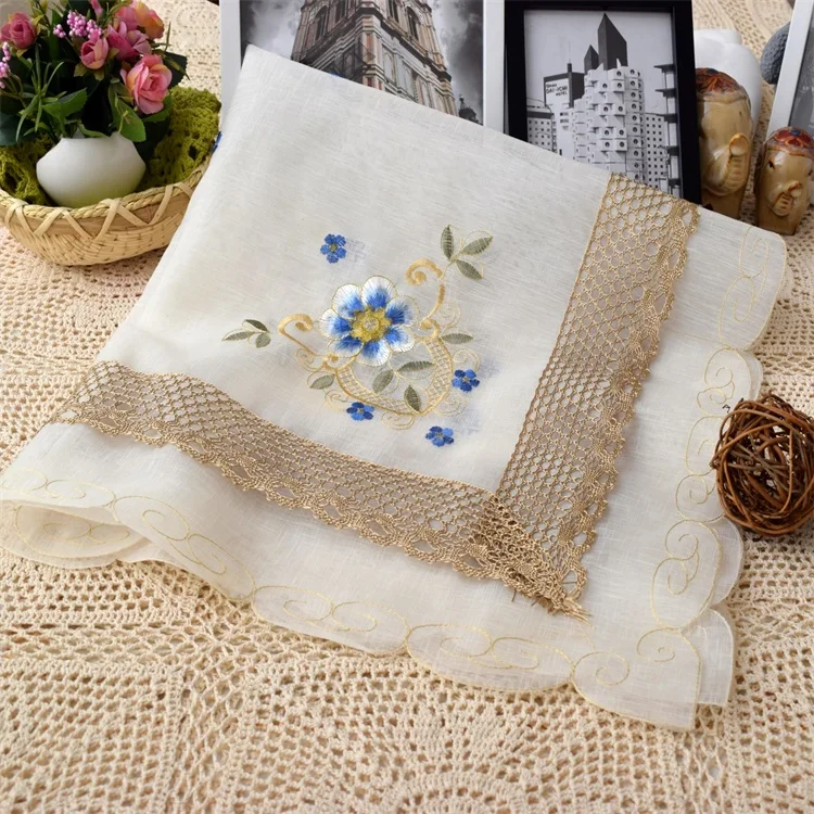 85cm European rectangular Table cloth Embroidered tea Tablecloth Cover Nappe Towel manteles mat for garden wedding decor
85cm European rectangular Table cloth Embroidered tea Tablecloth Cover Nappe Towel manteles mat for garden wedding decor