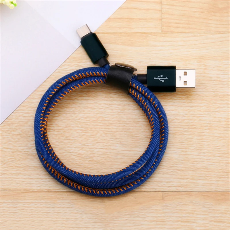 CatXaa 25cm Short USB Cable Type-c Cowboy Cloth 2A Fast Charging Data Fashion Adapter Android bar Wire For Huawei Xiaomi
CatXaa 25cm Short USB Cable Type-c Cowboy Cloth 2A Fast Charging Data Fashion Adapter Android bar Wire For Huawei Xiaomi