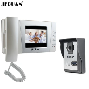 

JERUAN Home Wired Cheap 4.3 inch LCD Color Video Door Phone DoorBell Intercom System IR Night vision Camera FREE SHIPPING