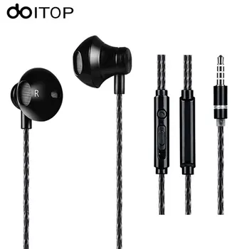 DOITOP 3.5mm Wired Stereo Music Earphone Metal In-Ear Bass Earphone Universal Sports Headset for Mobilephone fone de ouvido
DOITOP 3.5mm Wired Stereo Music Earphone Metal In-Ear Bass Earphone Universal Sports Headset for Mobilephone fone de ouvido