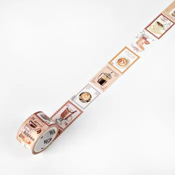 2.5cm*5m Vintage Coffee Diary Stamp Model decoration washi tape DIY planner diary scrapbooking masking tape
2.5cm*5m Vintage Coffee Diary Stamp Model decoration washi tape DIY planner diary scrapbooking masking tape