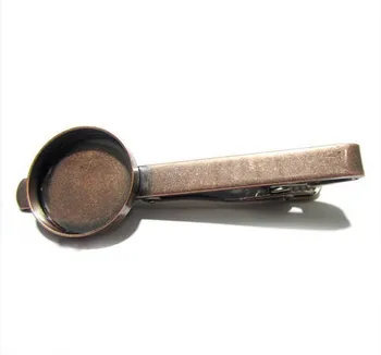 Antique Copper tone Tie Clip Pin Clasps Men's Tie Bar Round Deep Wall Bezel Cameo Bases Blanks Findings DIY Clothes Accessories
Antique Copper tone Tie Clip Pin Clasps Men's Tie Bar Round Deep Wall Bezel Cameo Bases Blanks Findings DIY Clothes Accessories