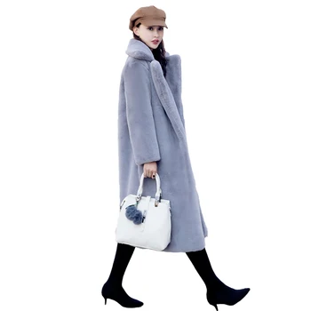 2018 winter fox fur outwear new Korean imitation velvet fur coat long fox fur coat female loose thick warm thicke jacket coat
2018 winter fox fur outwear new Korean imitation velvet fur coat long fox fur coat female loose thick warm thicke jacket coat