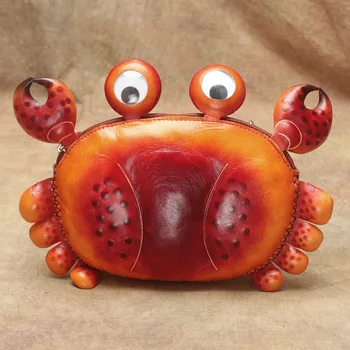 Women's wallet leather hand-planted maple lamb crab shoulder bag cartoon animal creative bag
Women's wallet leather hand-planted maple lamb crab shoulder bag cartoon animal creative bag