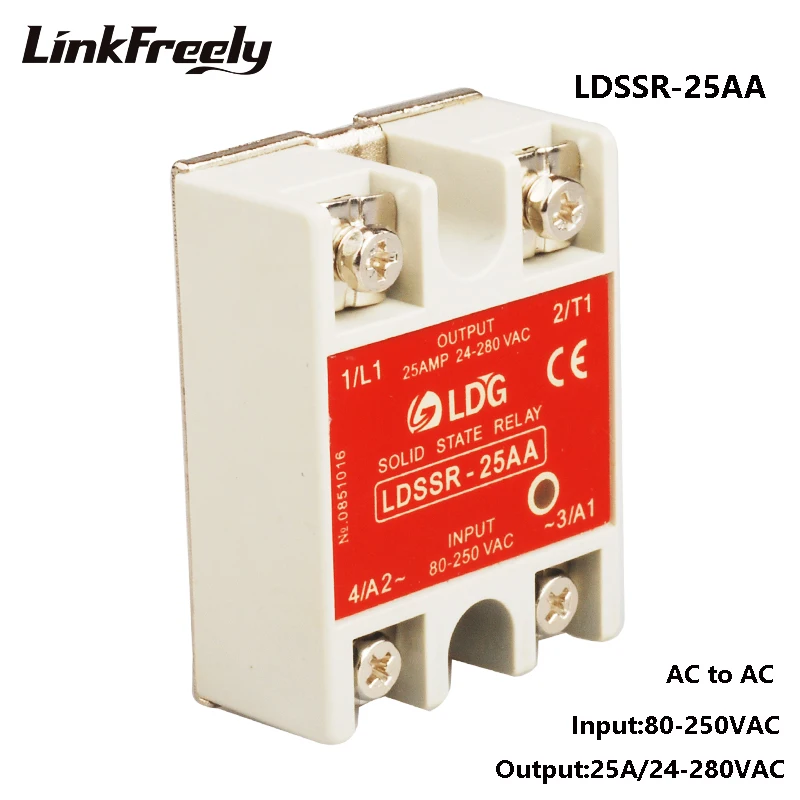 SSR-25AA AC AC Relay Solid State 25A 220V Input 80-250VAC Output 24-280VAC Relay Switch Board Factory SSR 25AA 10AA 40AA 80AA
SSR-25AA AC AC Relay Solid State 25A 220V Input 80-250VAC Output 24-280VAC Relay Switch Board Factory SSR 25AA 10AA 40AA 80AA