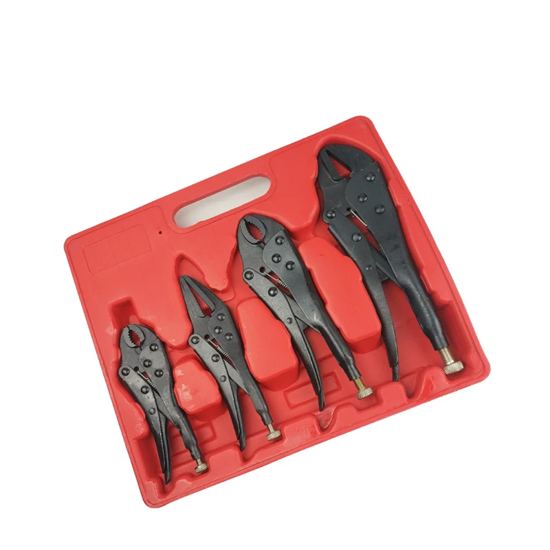 TLXC Auto Tool 4pcs/set Locking Pliers Multi-fouction Plier Black Heat Treatment for Sheet Metal Welding Car Repair Tool
TLXC Auto Tool 4pcs/set Locking Pliers Multi-fouction Plier Black Heat Treatment for Sheet Metal Welding Car Repair Tool