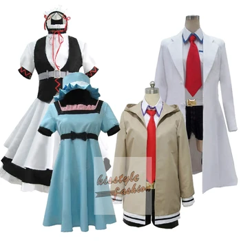 Steins Gate Makise Kurisu Shiina Mayuri Group of Characters Anime Cosplay Costume,Customized Accepted
Steins Gate Makise Kurisu Shiina Mayuri Group of Characters Anime Cosplay Costume,Customized Accepted