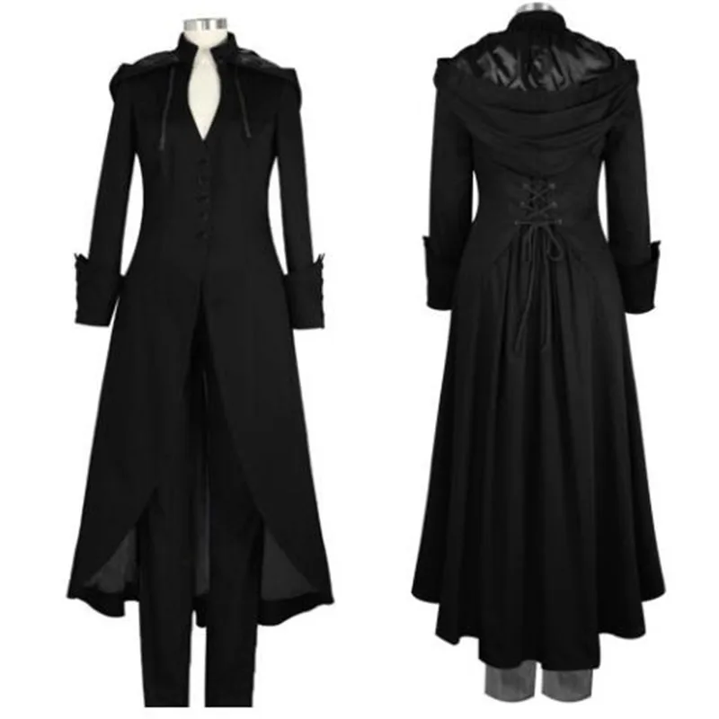 4XL Medieval Retro Hooded Coats Long Trench 2018 Women Vintage Gothic Steampunk Trench Coat Female Cosplay Costume Outwear
4XL Medieval Retro Hooded Coats Long Trench 2018 Women Vintage Gothic Steampunk Trench Coat Female Cosplay Costume Outwear