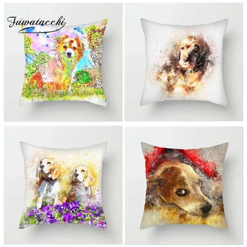 Fuwatacchi Multi-Color Cartoon Style Cushion Cover Cute Poppy Dog Flamingo Printed Pillow Cover Decorative Pillows For Sofa Car
Fuwatacchi Multi-Color Cartoon Style Cushion Cover Cute Poppy Dog Flamingo Printed Pillow Cover Decorative Pillows For Sofa Car