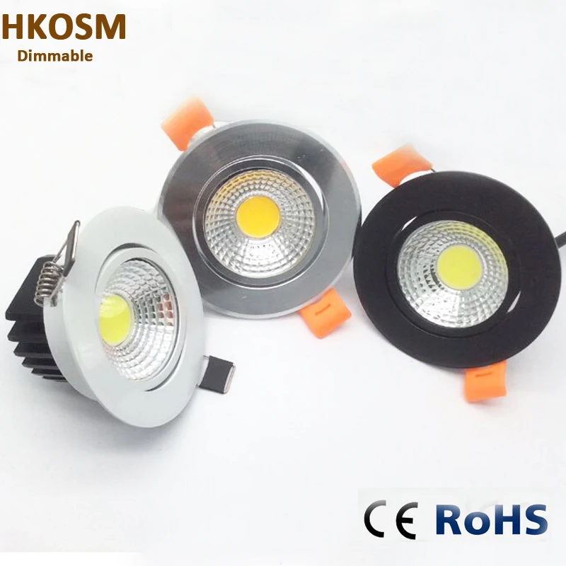 Dimmable LED Down light 5W 7W 9w 12W cob Spot LED DownLight 110V 220V LED Spot Recessed Downlight White house
Dimmable LED Down light 5W 7W 9w 12W cob Spot LED DownLight 110V 220V LED Spot Recessed Downlight White house