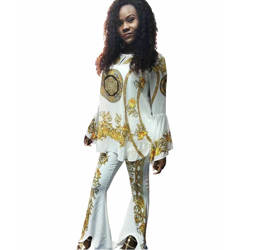 2 Two Piece Set African Dresses for Women Dashiki Print African Clothes Bazin Broder Riche Women White Evening Pants Sets Suit
2 Two Piece Set African Dresses for Women Dashiki Print African Clothes Bazin Broder Riche Women White Evening Pants Sets Suit