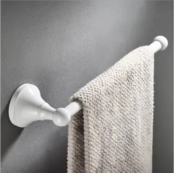 High Quality New Arrivals White Bathroom Towel Bar Bathroom Towel Rack European style Towel Hanger
High Quality New Arrivals White Bathroom Towel Bar Bathroom Towel Rack European style Towel Hanger