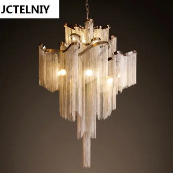 D80cm Handmade project light aluminum tassel hotel villa clubhouse double entry stair fringed large chandeliers size customized
D80cm Handmade project light aluminum tassel hotel villa clubhouse double entry stair fringed large chandeliers size customized