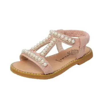 Baby Girls Sandals Bowknot Pearl Crystal Roman Sandals Princess Shoes Summer Comfortable Shoes For School
Baby Girls Sandals Bowknot Pearl Crystal Roman Sandals Princess Shoes Summer Comfortable Shoes For School