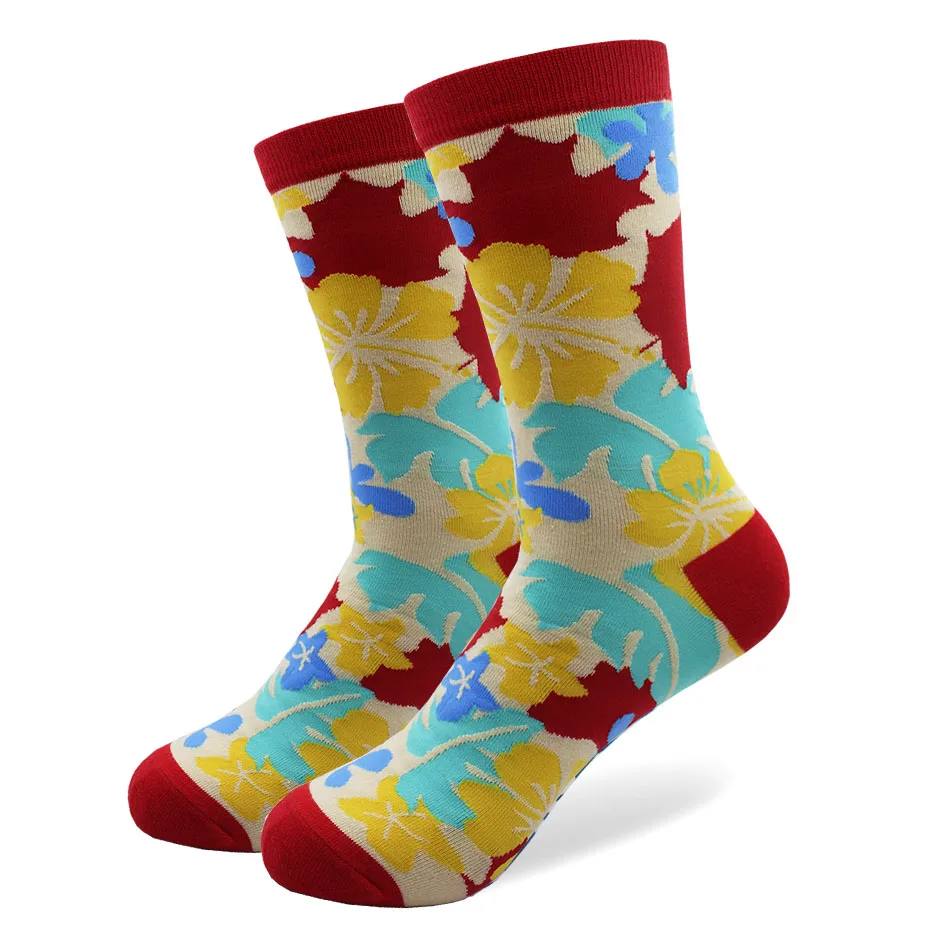 29-mod-les-hommes-dr-le-coton-peign-chaussettes-heureuses-color-Multi-motif-Long-Tube-Skateboard(7)